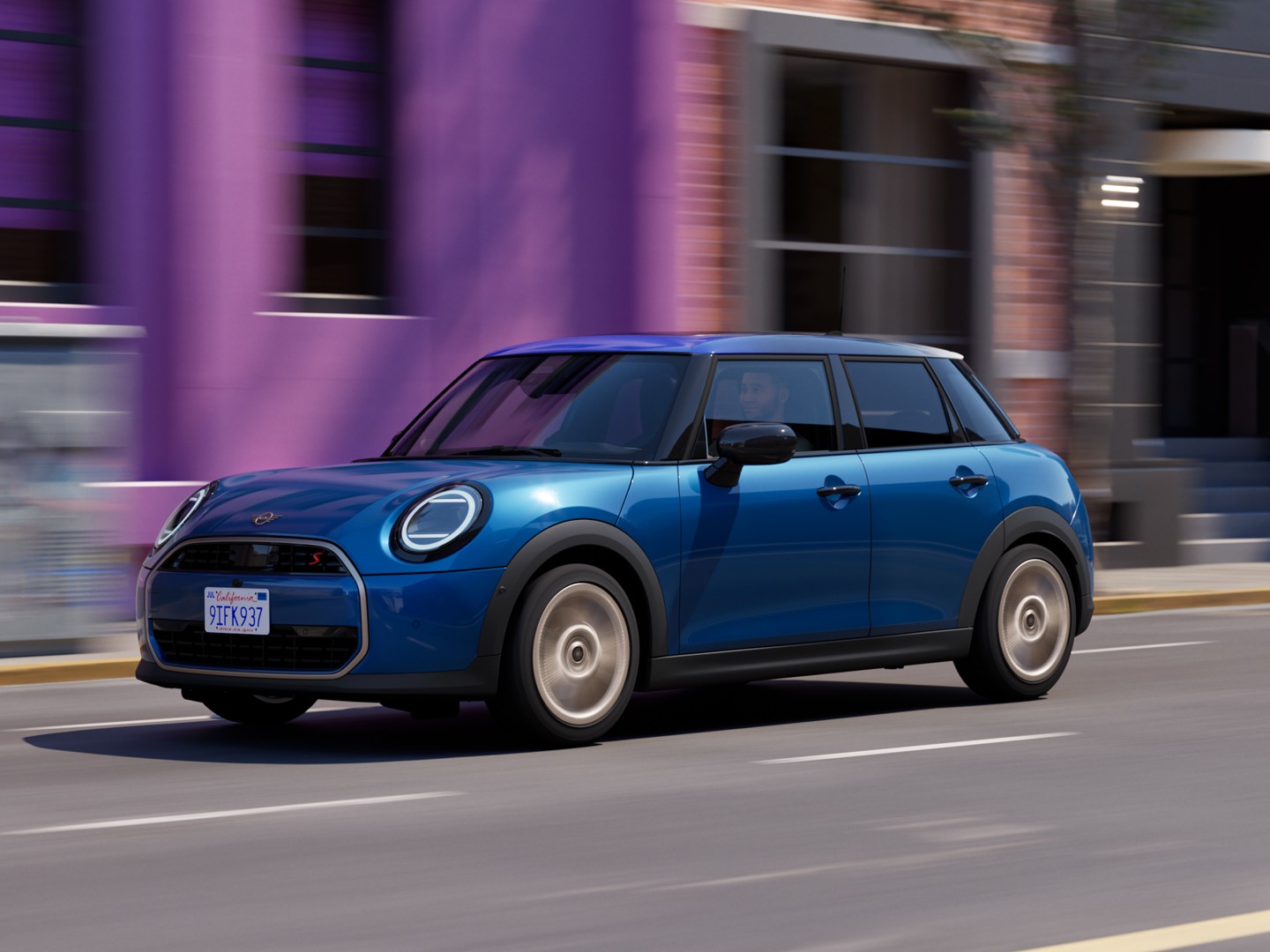 MINI Cooper 5 portas – experiência de condução – monitoramento ao redor.
